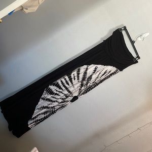 Super soft strapless maxi dress